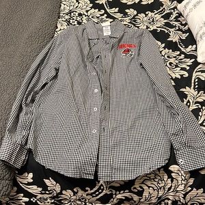 UGA button down shirt, men’s M